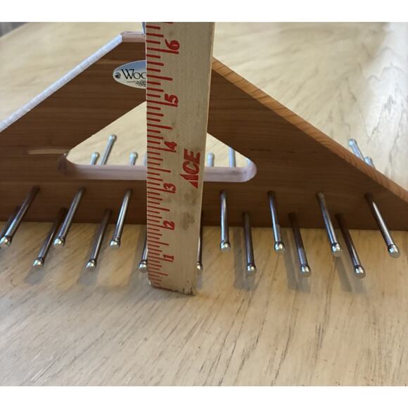 WOODLORE Tie Belt Hanger Holder Rack 40 Pegs Cedar Wood Closet Organizer - Picture 6 of 8